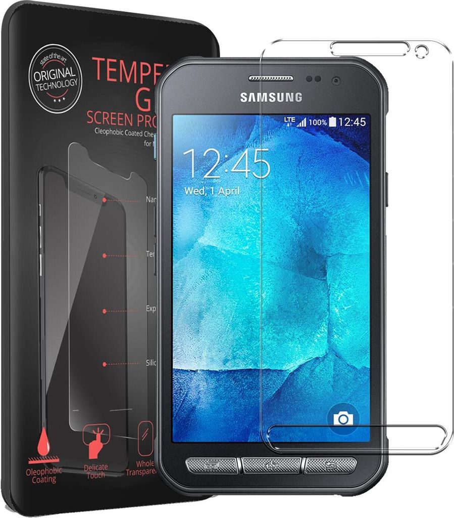2x Conie Glasfolie für Samsung Galaxy Xcover 3 Displayschutz Folie Panzer Glas Premium Schutzfolie Set Blasenfrei