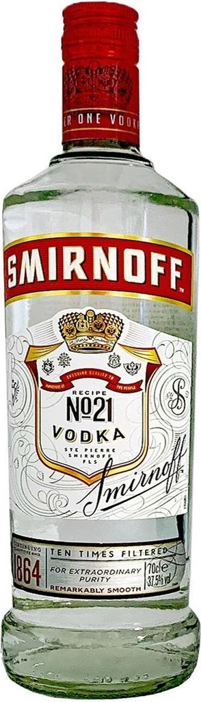 Smirnoff Red No. 21 Vodka Premium 0,70 L Immagine del prodotto 