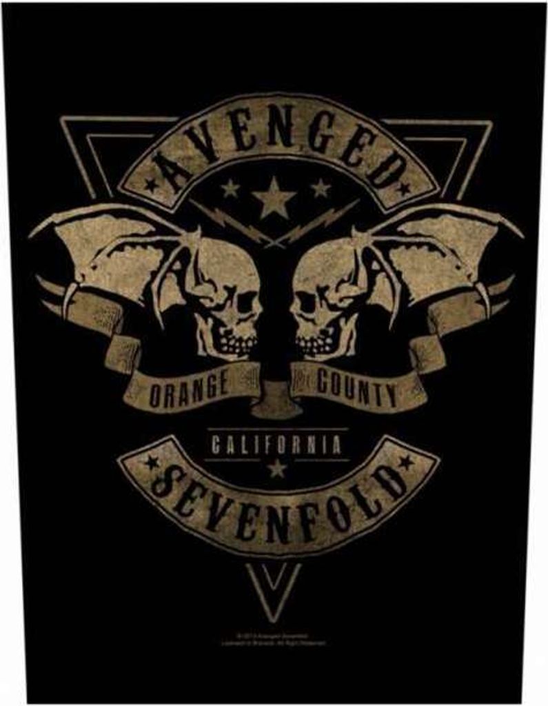 Avenged Sevenfold Orange County Rückenaufnäher