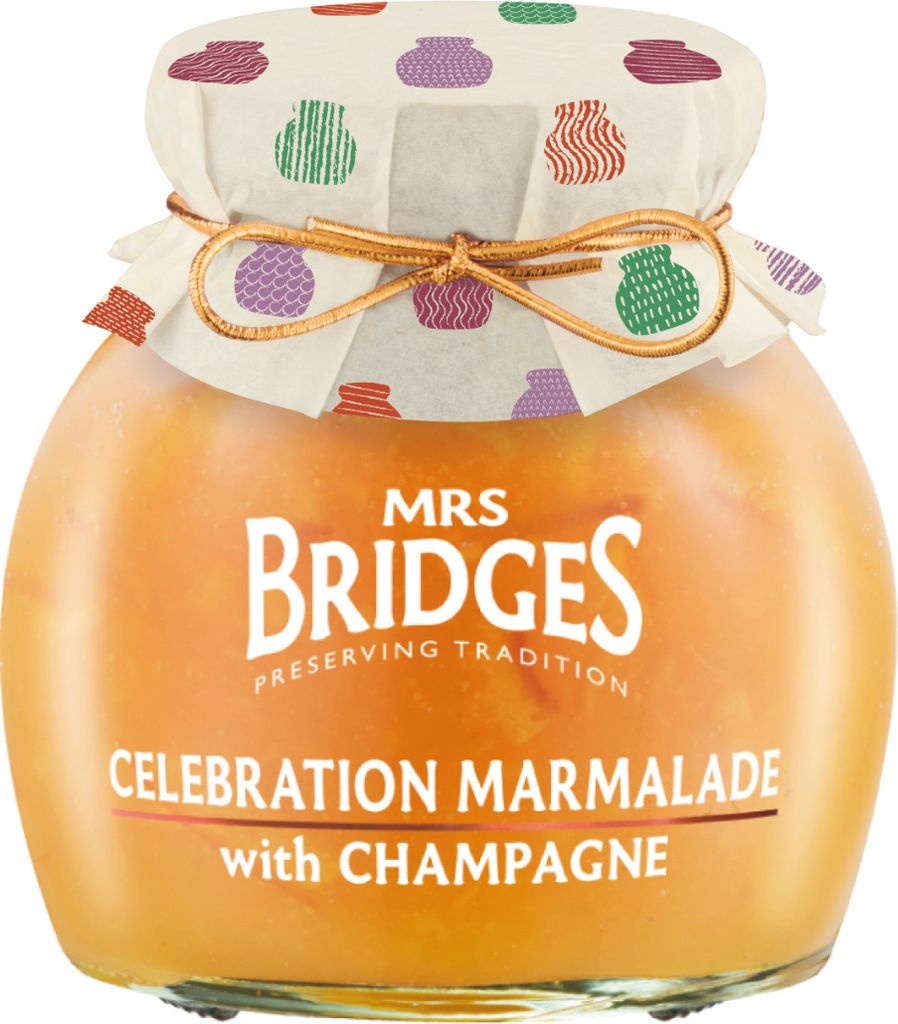 Mrs. Bridges Celebration Marmelade feiner Schale und Champagner 340g