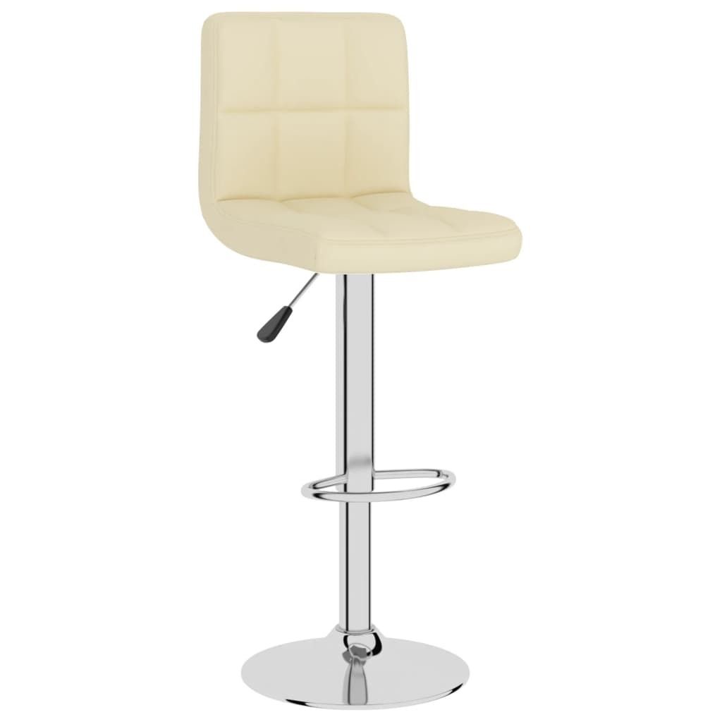 Möbel Barhocker für Küche - Tresenhocker - Barstuhl - Creme Stoff - Barstühle klassischem Design CLORIS4141646