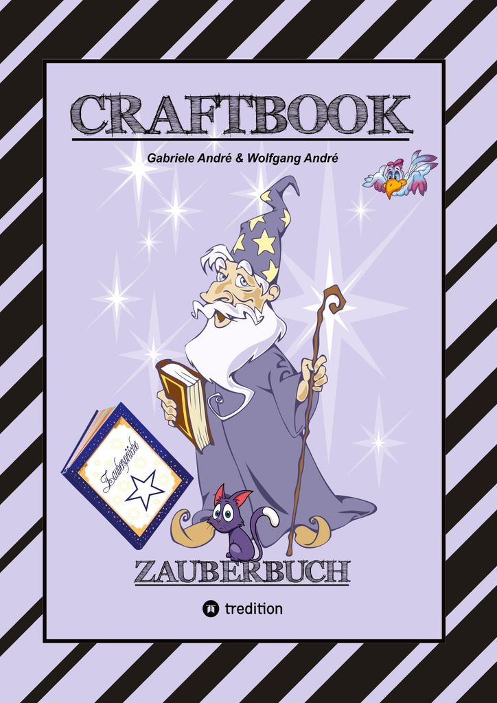 Craftbook - 100 Seiten Magie - Zauberwörter - Zauberschrift - Zauberwürfelspiel - Magier - Zauberspruch - Rätsel