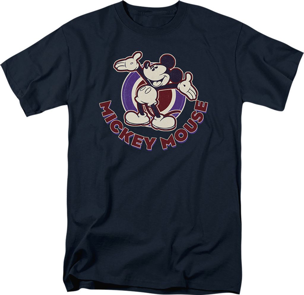 Disney - "Americana" T-Shirt für Herren TV2960 (4XL) (Marineblau)