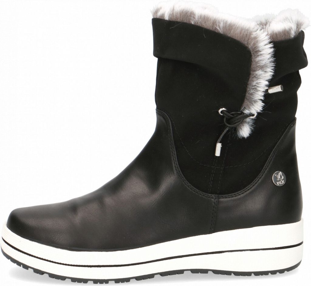 Caprice Damen Schnürstiefel & Boots gefüttert schwarz Gr. 51/2