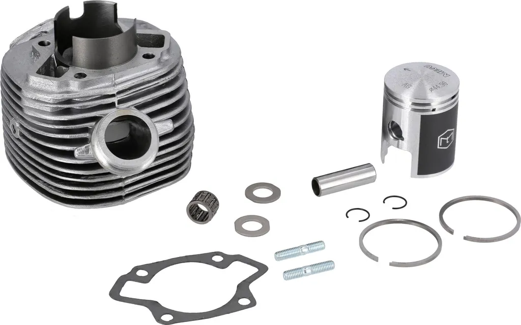 Cylindre piston 63ccm KR51/1 Ø45mm avec segments pour une compression idéale