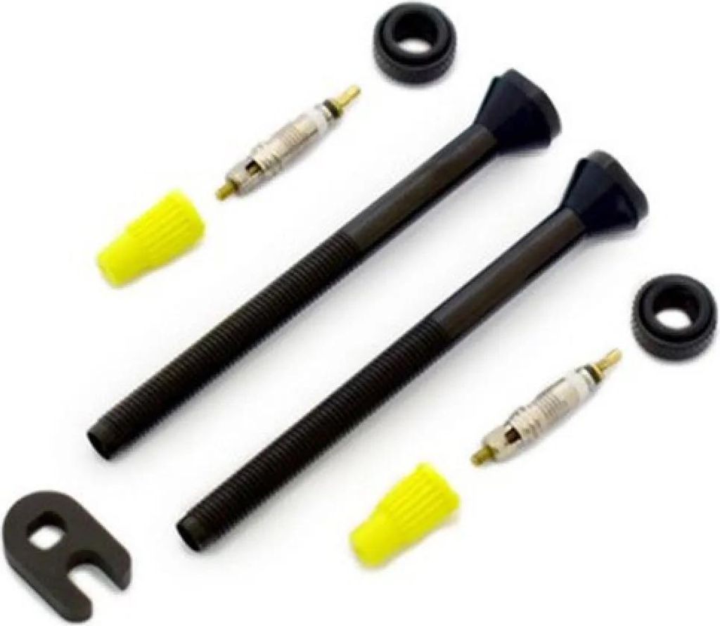 X-sauce Tubeless Presta Ventile 2 Einheiten Schwarz 60 mm Schwarz 60 mm