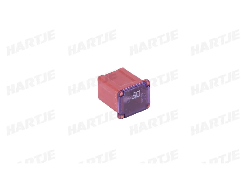 Fusible JCASE 50A pour protection batterie et alternateur - Type J rouge