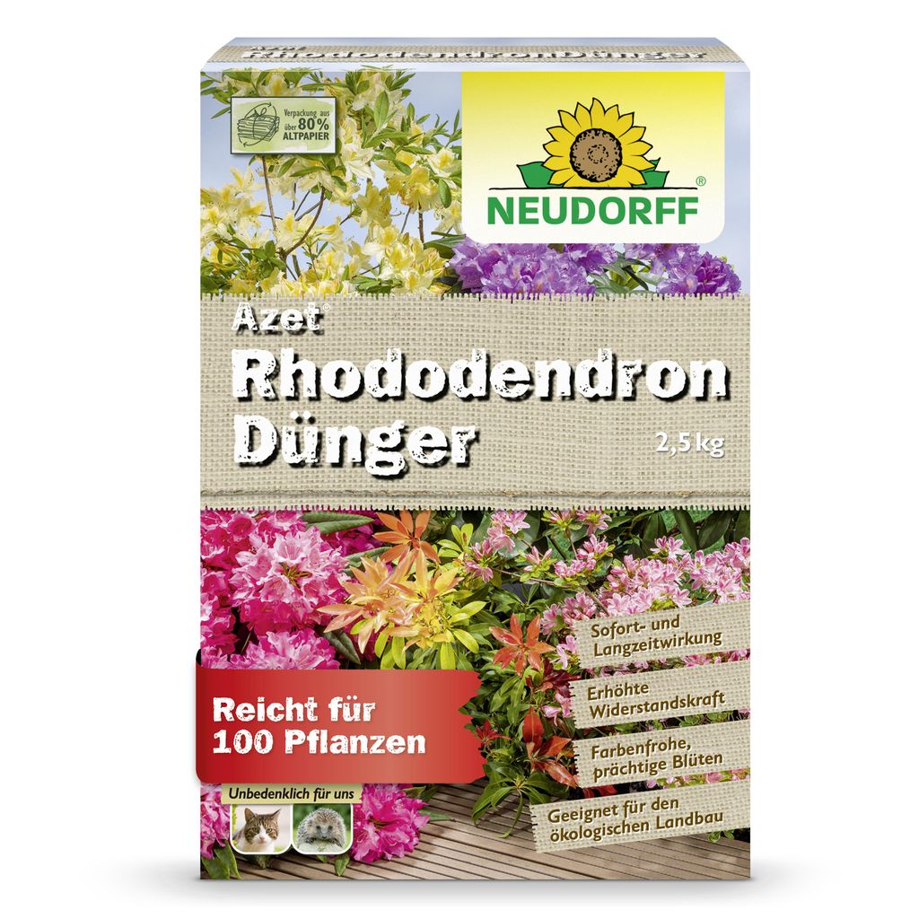Neudorff Rhododendron- & HortensienDünger 2,5kg - auf Produktbild 