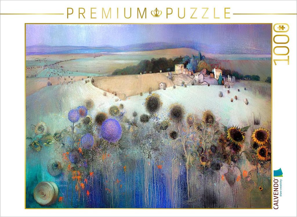 CALVENDO Puzzle Herbstland | 1000 Teile Lege-Größe 64x48cm Foto-Puzzle für glückliche Stunden