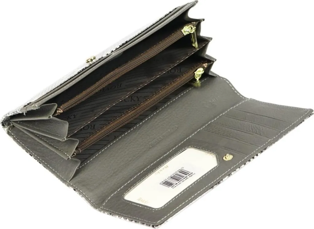 Portefeuille Homme Organiseur de Cartes et Billets avec Protection RFID Noire