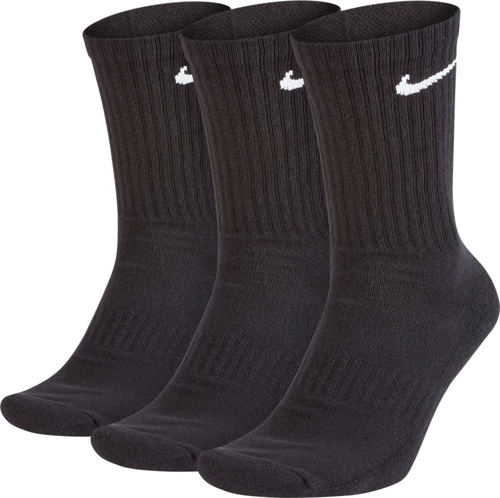 Nike U Nk Everyday Cush Crew 3Pr Black/White Xl Zdjęcie produktu