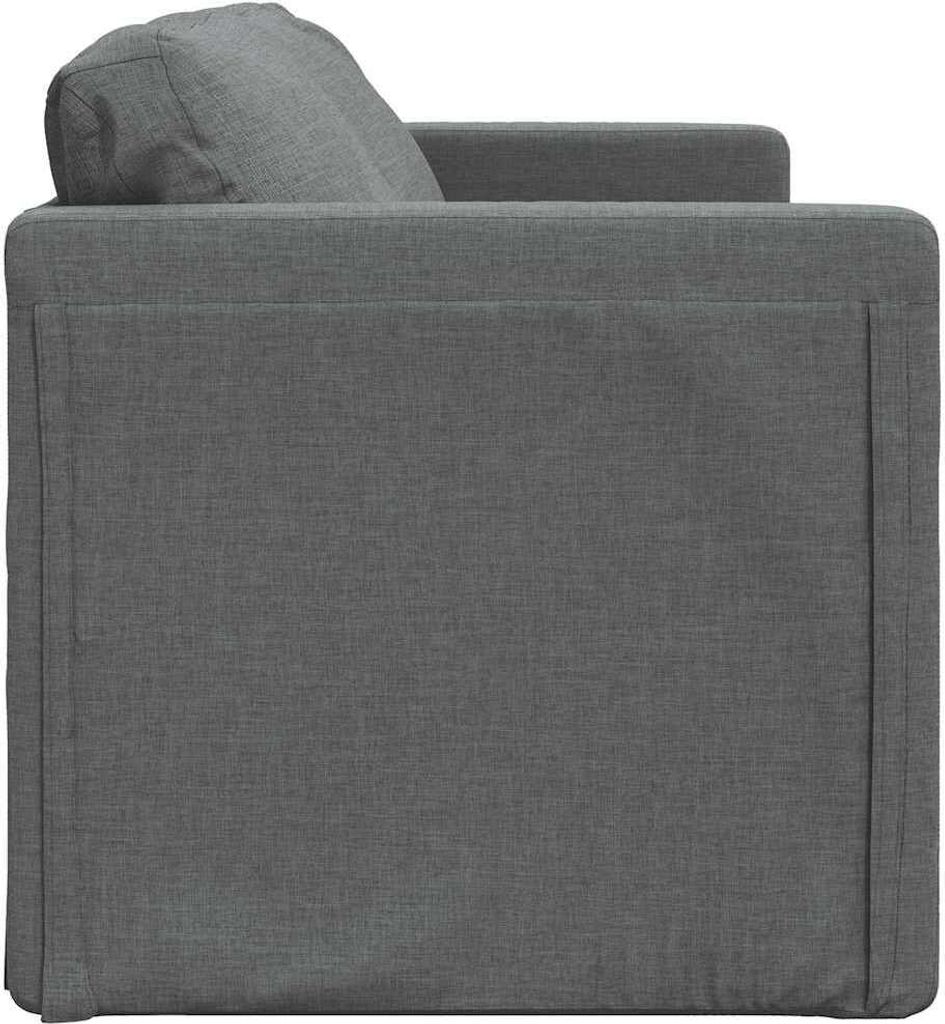 vidaXL Bodensofa mit Schlaffunktion Dunkelgrau 112x174x55 Produktbild 1