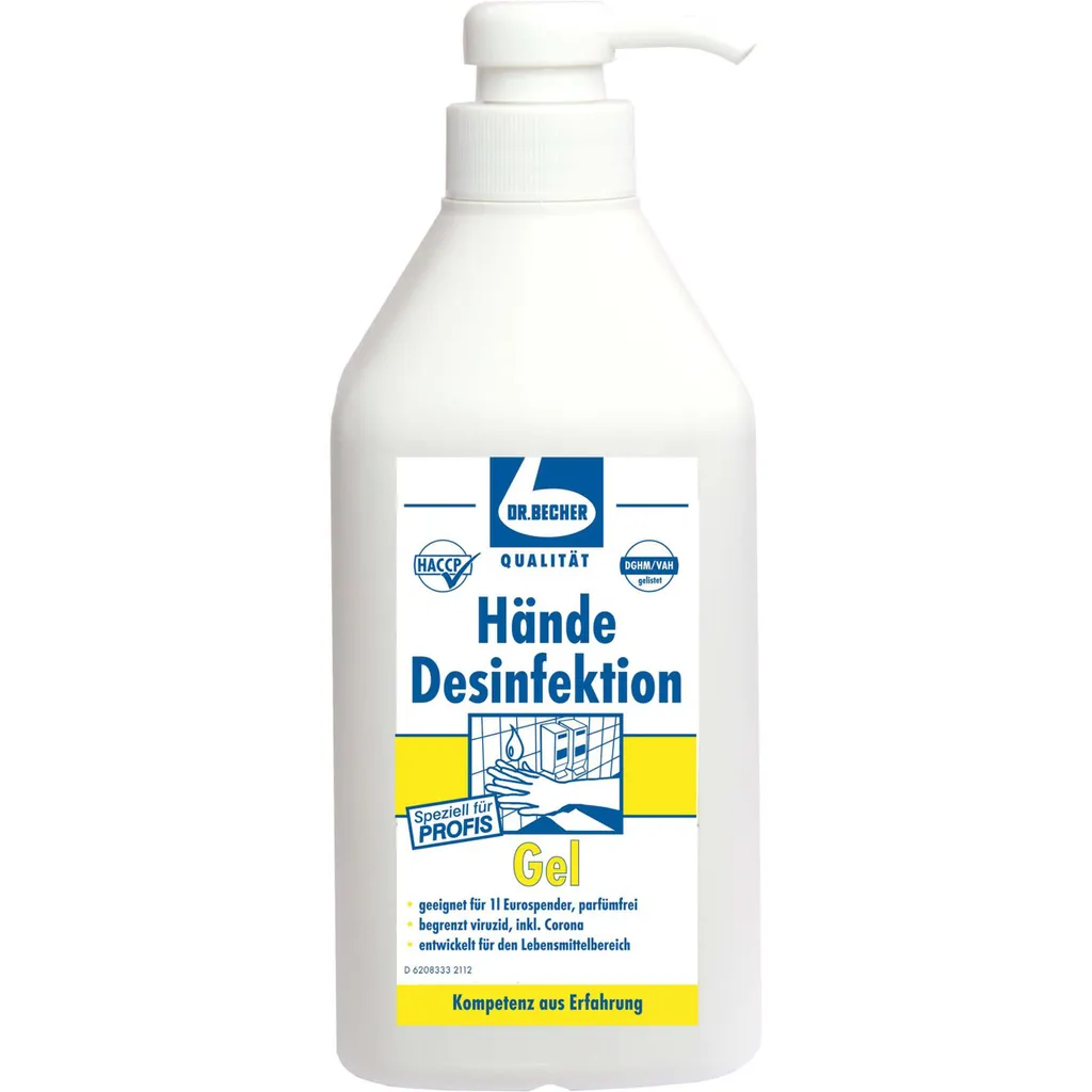 Igienizzante Mani Dr Becher 1L - Standard HACCP per Ristoranti