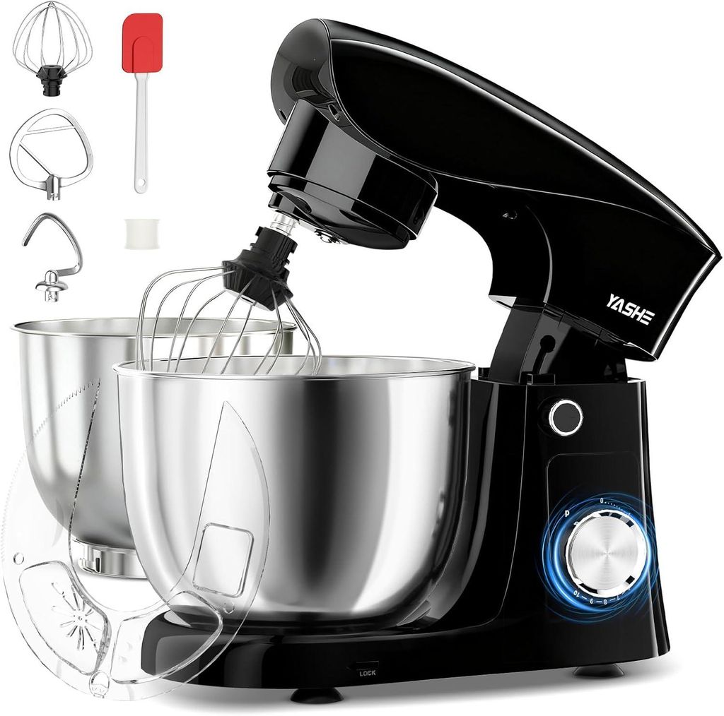 YASHE Küchenmaschine 1500W, leistungsstarke Knetmaschine Produktbild 