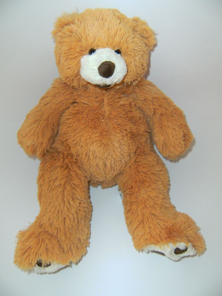 Plüschtier Teddy, 38 cm, Teddybär Stofftiere Kuscheltiere Teddybären braun