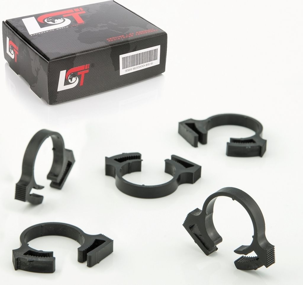 5x Rohrschelle Clamp Clip Schelle für PE-Rohr Schlauch Bewässerungssystem 16 mm