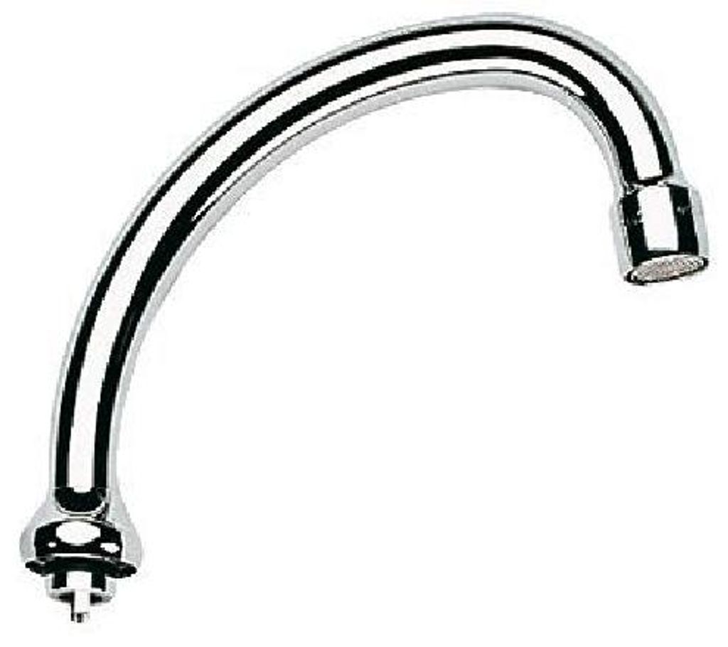 Grohe Atlanta Rohrauslauf Ausladung 140 mm mit Anschlag chrom - 13076000