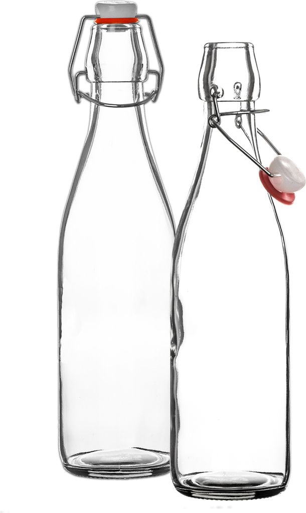 Glasflasche 500ml Bügelverschluss Milchflasche Saftflasche Produktbild 3