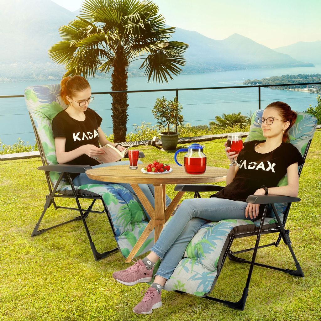 Záhradné kreslo KADAX "Alicante Plus", skladacie záhradné Obrázok produktu 7