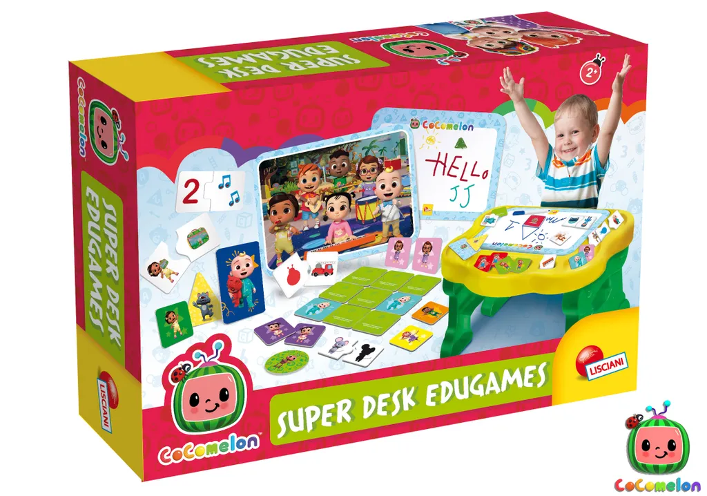 Bureau éducatif Cocomelon Lisciani 90945 avec surface créative - 2