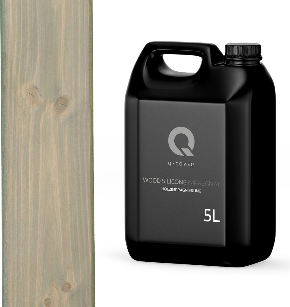 Holzimprägnierung | Hellgrau 5 L 2 In 1 Holzschutz  Produktbild 