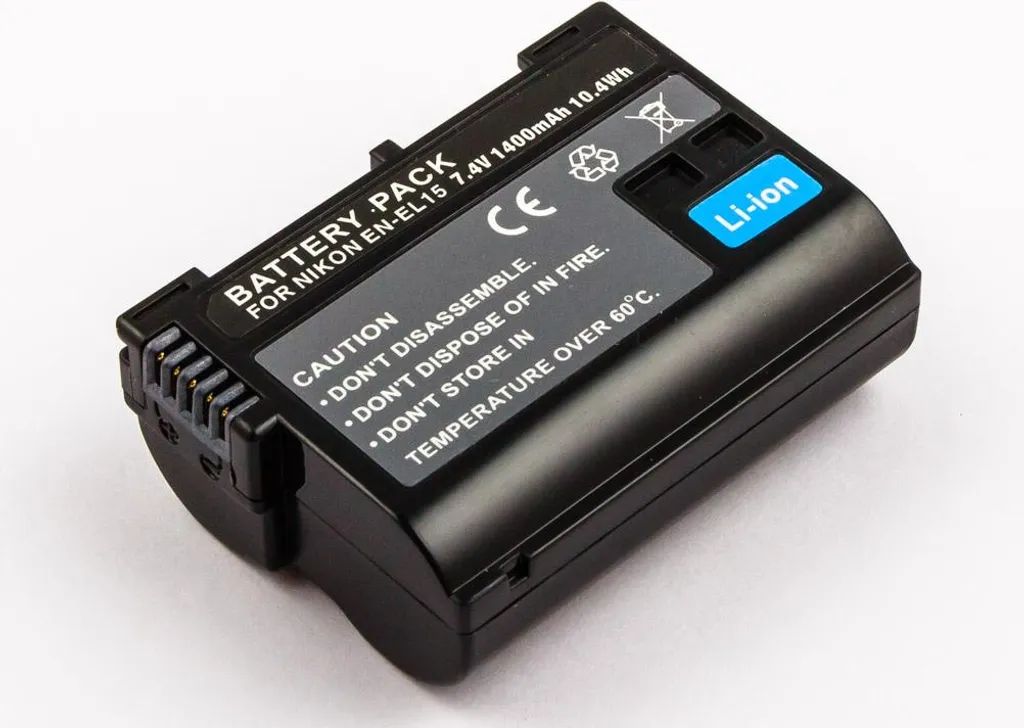 Batterie de Secours EN-EL15 pour Nikon - Idéal Voyage et Shooting Pro