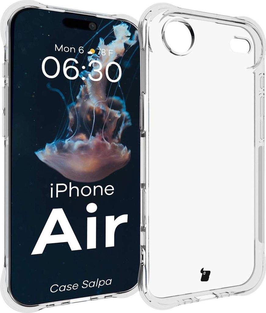 Flexible Handyhülle für iPhone Air, Bizon Case Salpa, Transparent