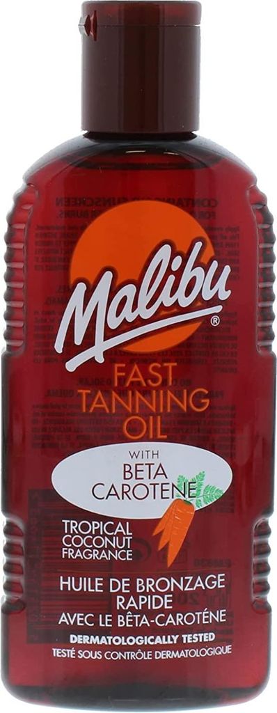 Malibu Wodoodporny Olejek Do Opalania Z Marchewką I Kokosem Zdjęcie produktu 