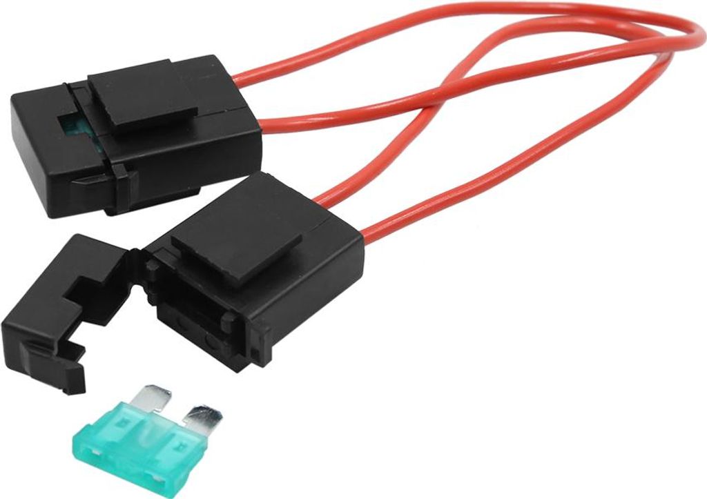 2 Set DC 12V Auto Inline Standard Sicherungshalter mit 30A Sicherung