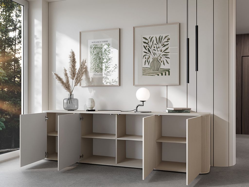Kommode Sideboard Beistellkommode 4D ZILLO kaschmir Produktbild 6