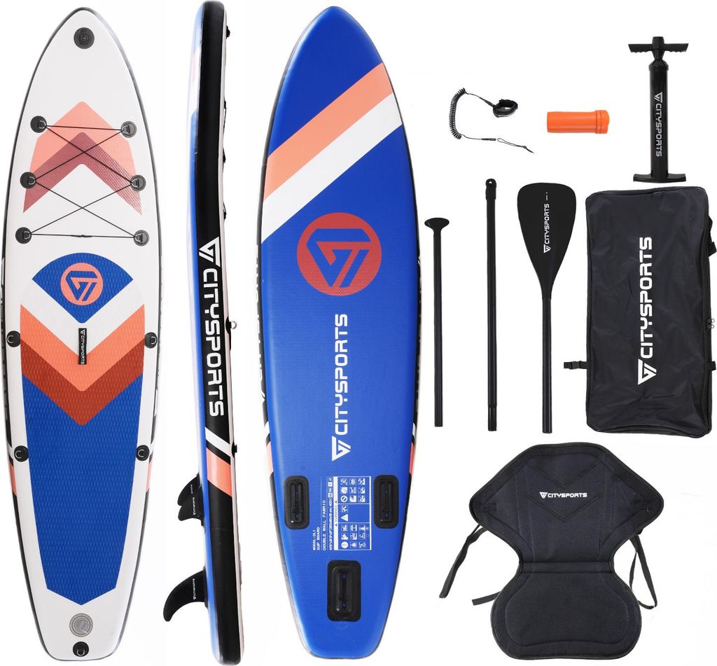Stand Up Paddle Set 320x80x15 cm Belastbar bis 160kg Produktbild 