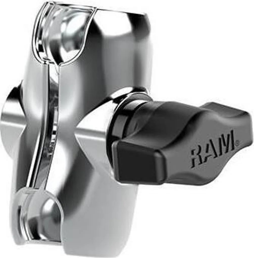 Bras de fixation RAM Mounts CHROME RAM-B-201-ACHU - Double rotule B
