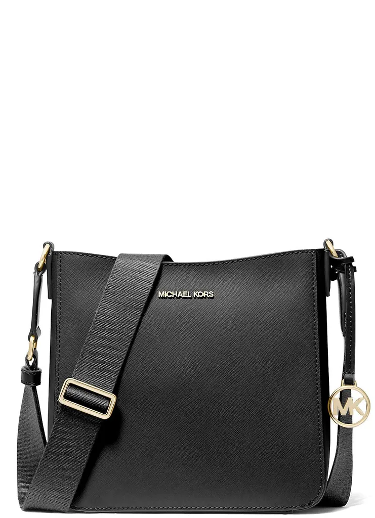 Michael Kors Messenger 35S4GTVC5L Noir avec finitions en cuir grainé