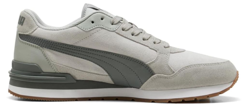 Puma ST Runner v4 SD, uniové tenisky, kožené, farba: sivá, Obrázok produktu 