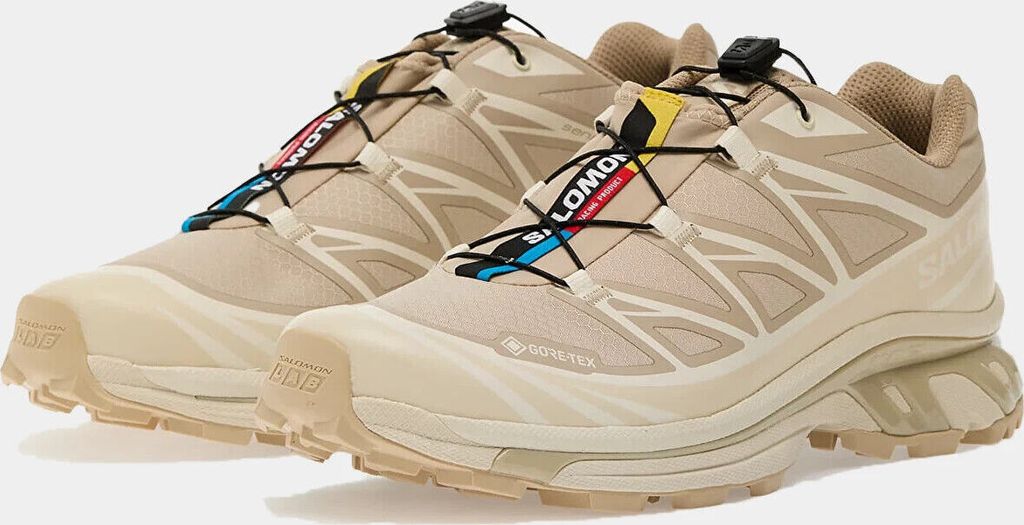 Salomon XT-6 GTX Oxford Tan Almond Milk Safari Beige GORE