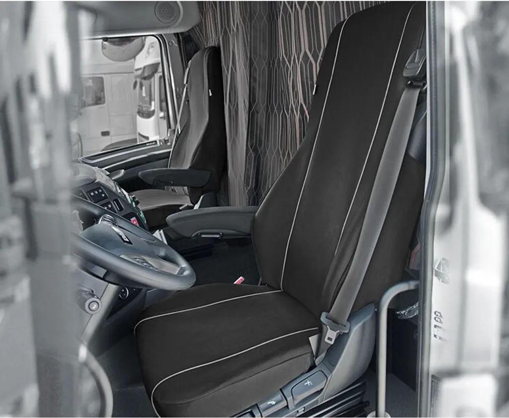 Sedile Guida Premium DAF LF: Ergonomia d'Élite in Eco-Pelle
