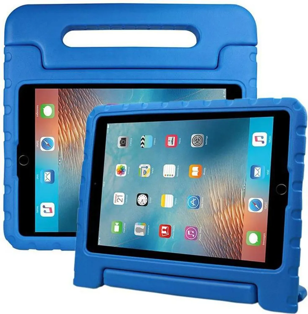eSTUFF Cover iPad 10.2 Blu: Protezione Silicone e EVA per Bambini