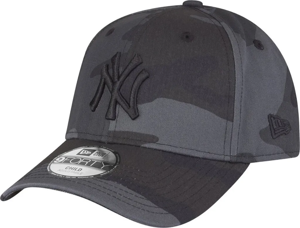 Casquette Enfant New Era 9Forty NY Yankees Camouflage Sombre MLB