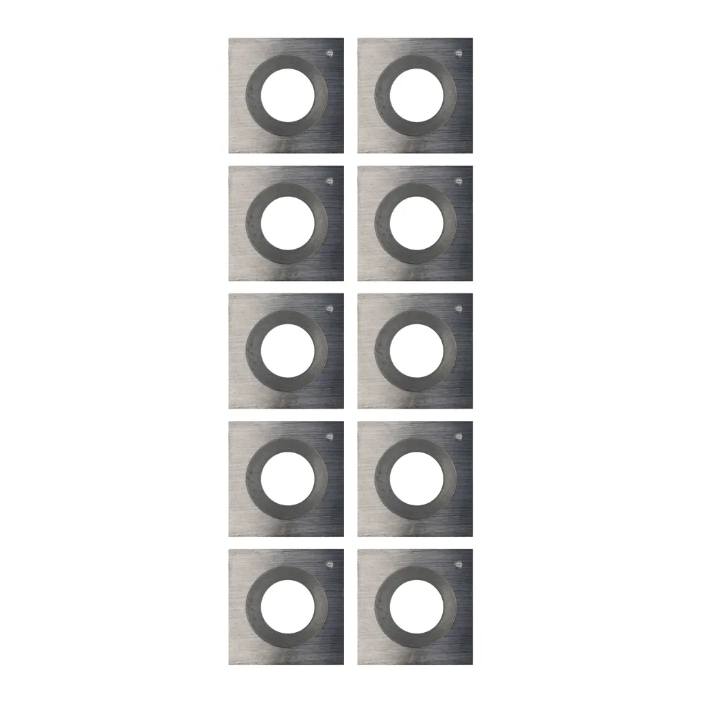 Ricambi Lame 14x14x2mm 30° | Pacco da 10 Lame Reversibili T02SMG