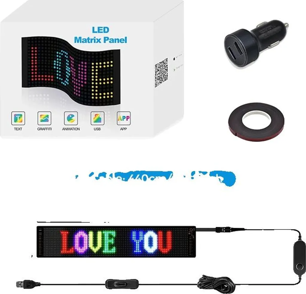 Afficheur LED pour Fitness et Cardio - Écran Étanche 12x48 CM Pro