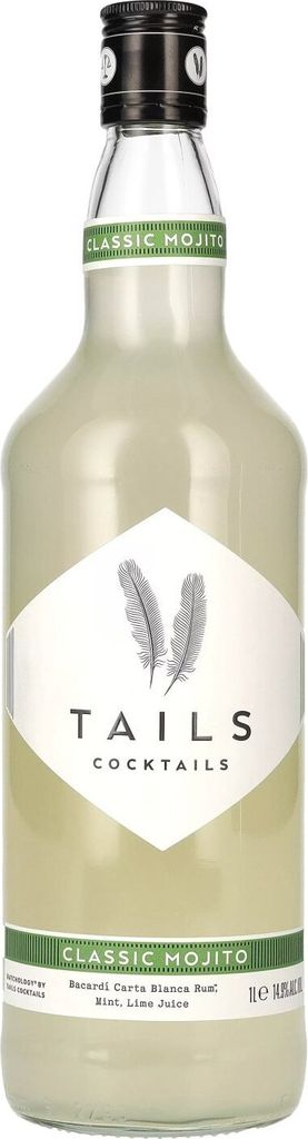 Tails Cocktails Classic Mojito Likör 14.9% Vol. 1L Produktbild 