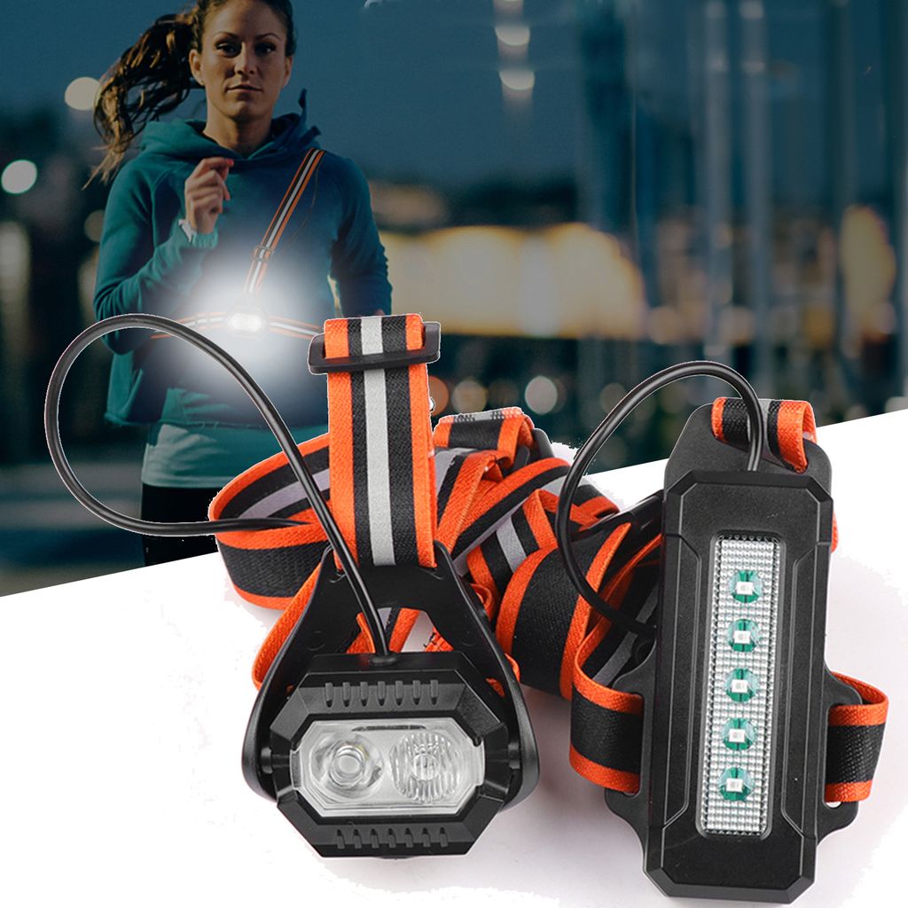 DAWINSIE Sports Lauflicht, Wiederaufladbare USB LED Lauflampe, Lampe