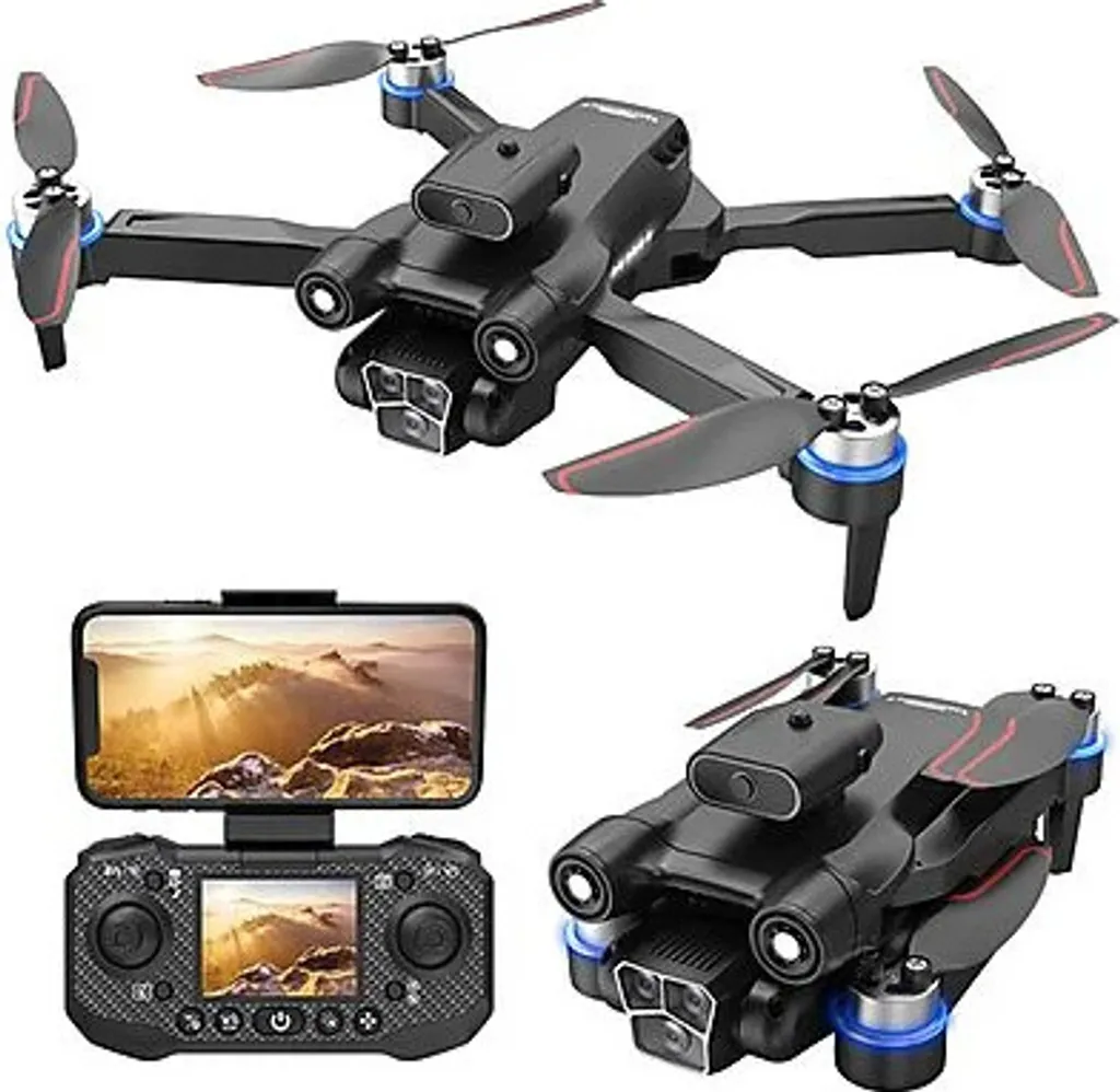 Drone de loisir avec évitement d'obstacles 360° et moteur sans balais
