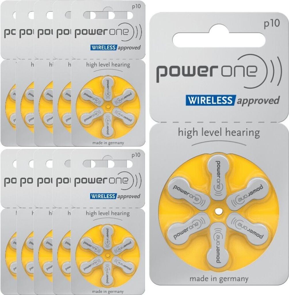 60 Stück Varta PowerOne P 10 - Hörgerätebatterie PR70-100 Produktbild 