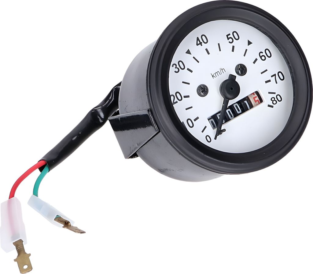 Tachometer 80km/h rund 60mm für Puch, Simson, Kreidler, Sachs Zündapp uvm.