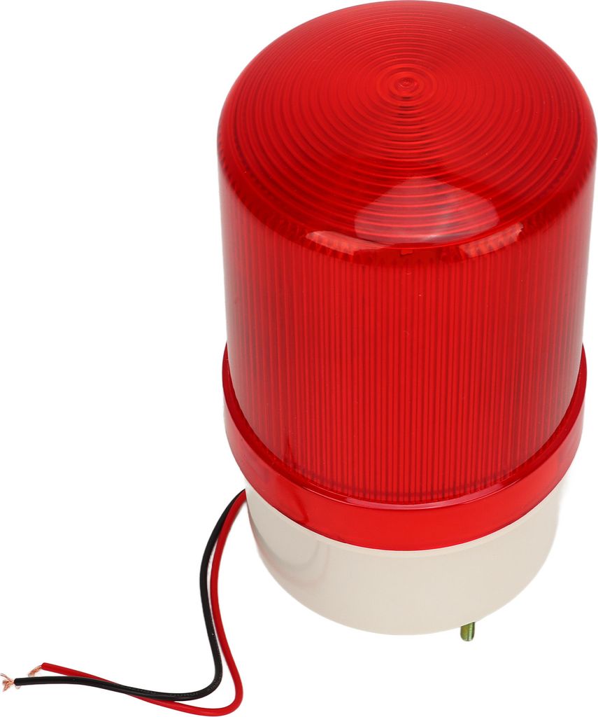 LED Rotating Strobe 120dB Sound Light Alarm ABS IP54 Warnlampe für Indoor Outdoor 220V