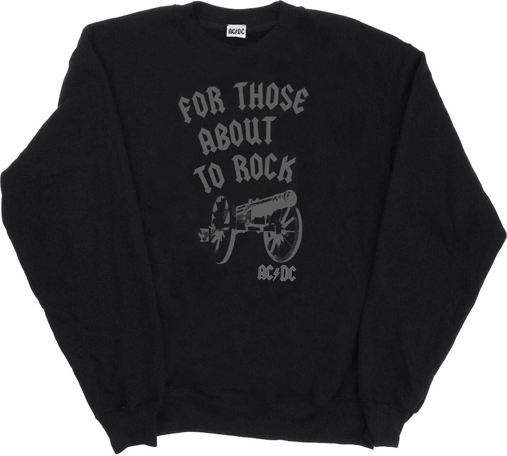 AC/DC - "For Those About To Rock" Sweatshirt für Damen BI2452 (L) (Schwarz)