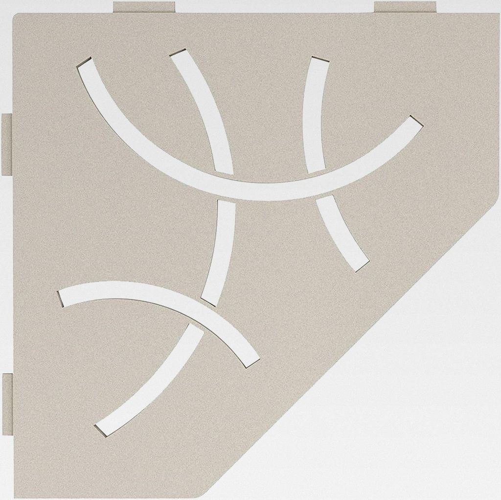 Schlüter SHELF-E-S2 Curve Creme