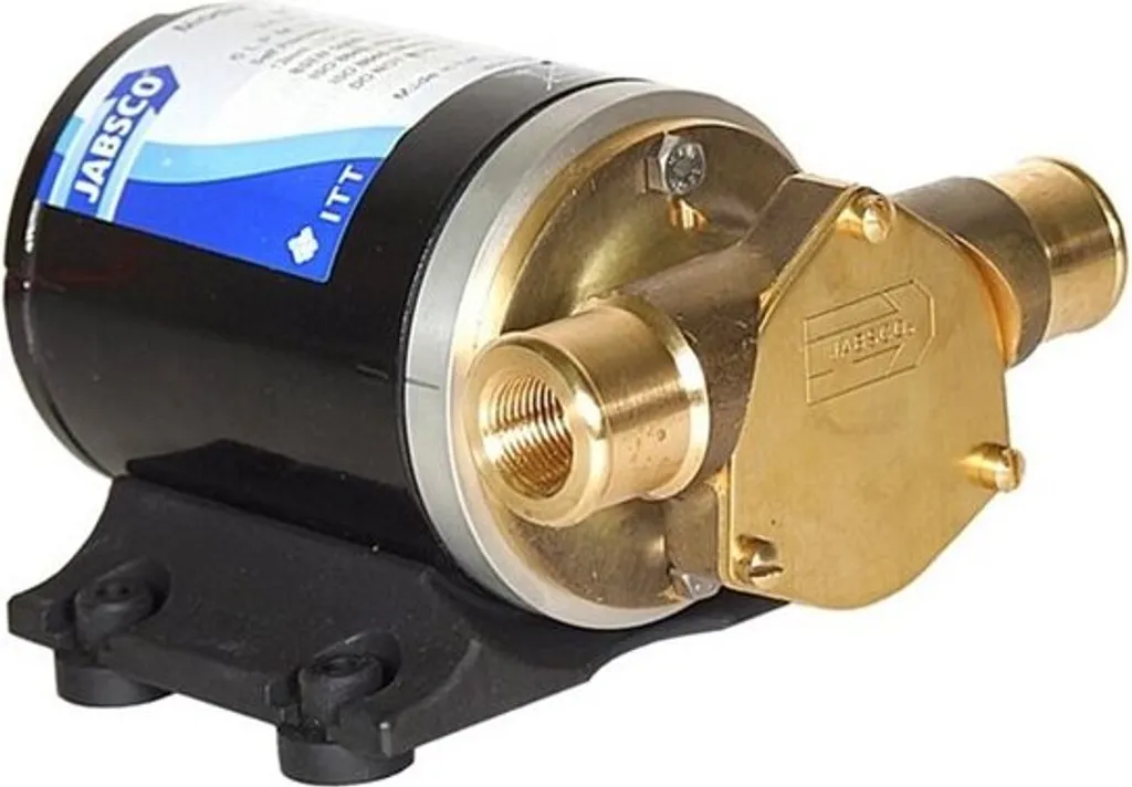 Pompe de cale polyvalente Jabsco Junior-Pup 12V avec turbine souple