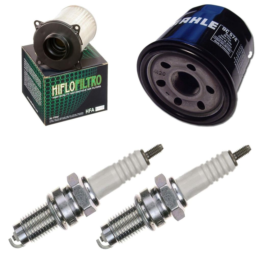 Service-Kit für Suzuki VZ 800 Marauder 1997-2003 Luftfilter Ölfilter Zündkerzen von pamoto - Neu